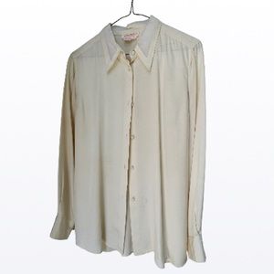 🎉HP🎉Vtg Silk Brooks Bros Blouse
